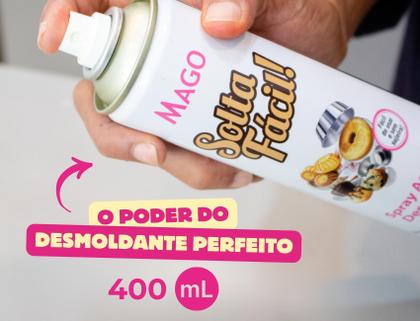 Desmoldante Spray Unta Forma Para Bolos 400ml Marca Mago Unitario Imagem de Desmoldante Spray Unta Forma Para Bolos 400ml Marca Mago Unitario