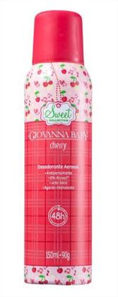 Imagem de Desodorante aerosol cherry giovanna baby 150ml