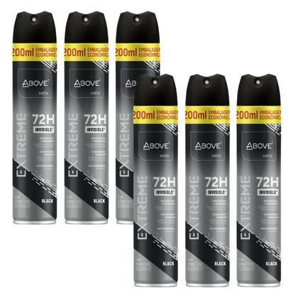 Imagem de Desodorante Aerossol Above Extreme Black Men 200ml