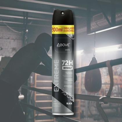 Imagem de Desodorante Aerossol Above Extreme Black Men 200ml