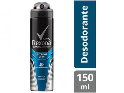 Imagem de Desodorante Aerossol Antitranspirante Rexona - Active Masculino 48 Horas 150ml