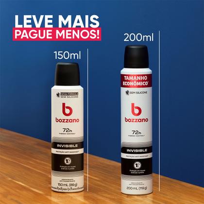 Imagem de Desodorante Aerossol Bozzano Invisible 200ml