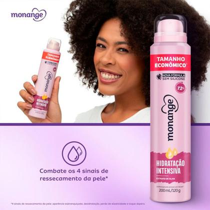 Imagem de Desodorante Aerossol Monange Hidratação Intensiva 200ml