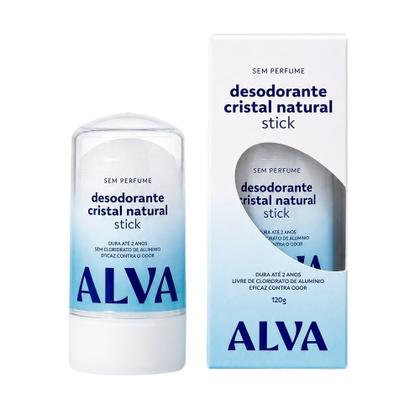 Imagem de Desodorante Alva Cristal Natural Stick 120g