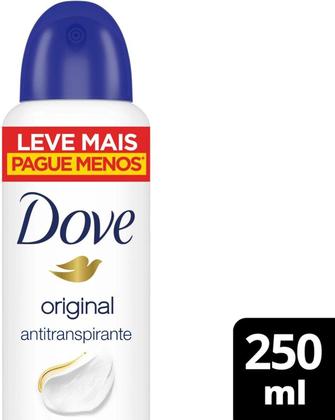 Imagem de Desodorante Antitranspirante Aerosol Dove Original Feminino 48h 250ml