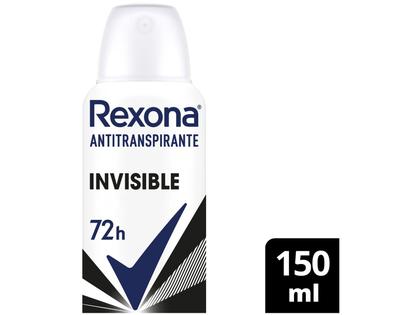 Imagem de Desodorante Antitranspirante Aerossol Rexona Invisible Feminino 72 Horas 150ml