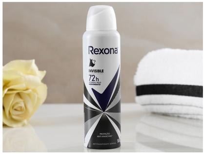 Imagem de Desodorante Antitranspirante Aerossol Rexona Invisible Feminino 72 Horas 150ml