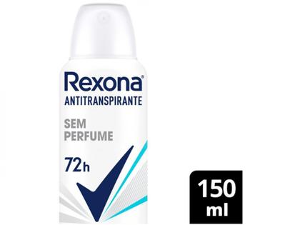 Imagem de Desodorante Antitranspirante Aerossol Rexona - sem Perfume Feminino 72 Horas 150ml