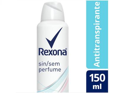 Imagem de Desodorante Antitranspirante Aerossol Rexona - sem Perfume Feminino 72 Horas 150ml