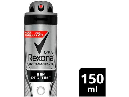 Imagem de Desodorante Antitranspirante Aerossol Rexona - sem Perfume Masculino 72 Horas 150ml