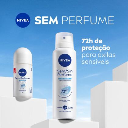 Imagem de Desodorante Antitranspirante Nivea Roll On 72H Sem Perfume com 50ml