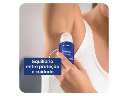 Imagem de Desodorante Antitranspirante Roll On Nivea - Protect & Care Feminino 50ml