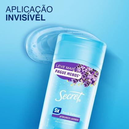 Imagem de Desodorante Antitranspirante Secret PH Balanced Lavanda 73g