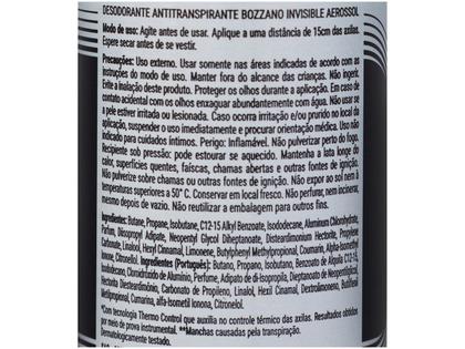 Imagem de Desodorante Bozzano Thermo Control Invisible - Aerossol Antitranspirante Masculino 90g