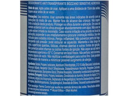 Imagem de Desodorante Bozzano Thermo Control Sensitive - Aerossol Antitranspirante Masculino 72 Horas 90g