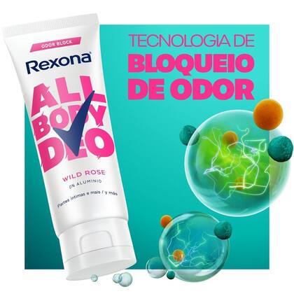 Imagem de Desodorante Corporal Creme 72h All Body Wild Rose Rexona 75g