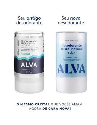 Imagem de Desodorante Cristal Stick Vegano 120g Alva