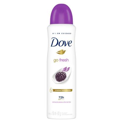 Imagem de Desodorante Dove Aerossol Feminino Go Fresh Amora e Flor de Lótus 150ml