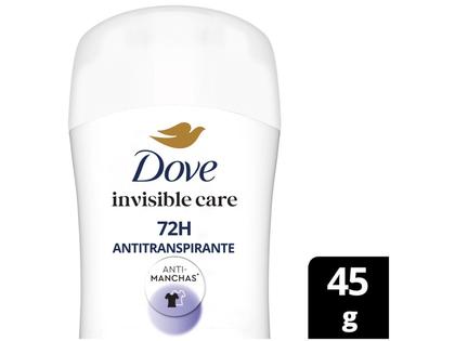 Imagem de Desodorante em Barra Antitranspirante Dove Invisible Dry 48 Horas 45g