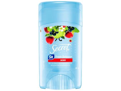 Desodorante em Gel Antitranspirante Secret Berry Feminino 72 Horas 45g Imagem de Desodorante em Gel Antitranspirante Secret Berry Feminino 72 Horas 45g