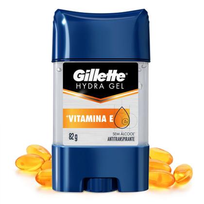 Imagem de Desodorante Gel Antitranspirante Gillette Hydra Gel Vitamina E 82g