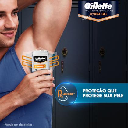 Imagem de Desodorante Gel Antitranspirante Gillette Hydra Gel Vitamina E 82g