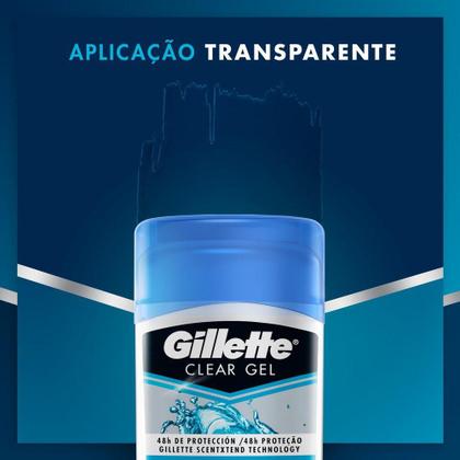 Imagem de Desodorante Gillette Antitranspirante Clear Gel Cool Wave 45g