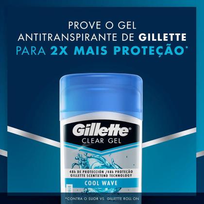 Imagem de Desodorante Gillette Antitranspirante Clear Gel Cool Wave 45g