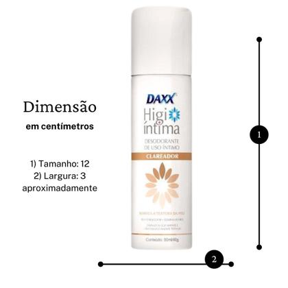 Imagem de Desodorante Íntimo Daxx Higi Íntima Clareador Virilha E