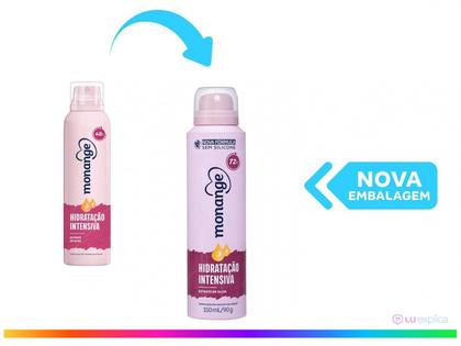 Imagem de Desodorante Monange Hidratação Intensiva Aerosol - Antitranspirante Feminino 150ml