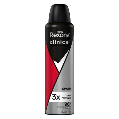 Imagem de Desodorante Rexona Aerosol Men Clinical Sport 150ml