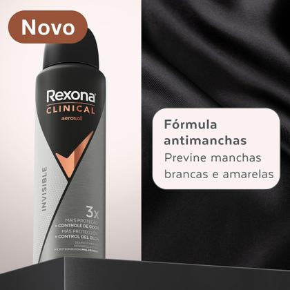 Imagem de Desodorante Rexona Men Clinical Invisible 150ml