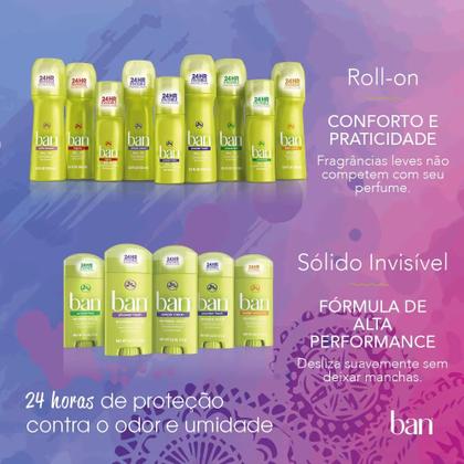 Imagem de Desodorante Sólido Ban -Sem Perfume - 73g