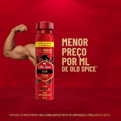 Imagem de Desodorante Spray Antitranspirante Old Spice Vip 124g