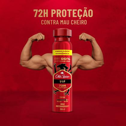 Imagem de Desodorante Spray Antitranspirante Old Spice Vip 124g