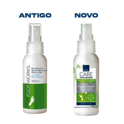 Imagem de Desodorante Spray Refrescante Para Os Pés FootWorks Avon 100ml