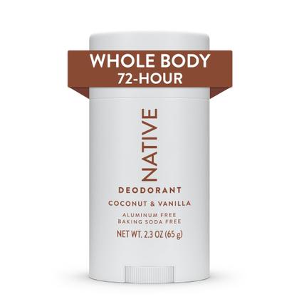 Imagem de Desodorante Stick Native Whole Body, 72 horas de proteção contra odores