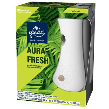 Imagem de Desodorizador Glade Automatic Spray Aparelho + Refil Aura Fresh 269ml