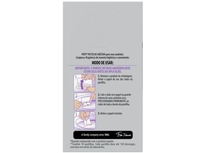Imagem de Desodorizador Sanitário Pastilha Adesiva Pato - Lavanda 350g 10 Unidades