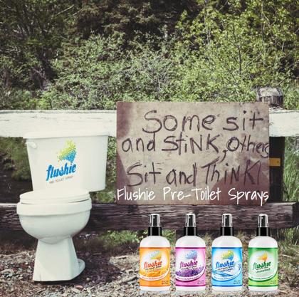 Imagem de Desodorizante de toalete Flushie Pre-Toilet Spray Travel Size 120 ml