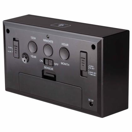 Imagem de Despertador Digital Quartzo Herweg 2972 034 Preto