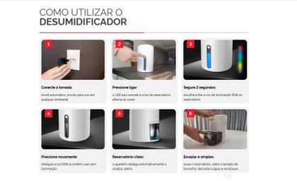 Imagem de Desumidificador de Ar Antimofo 900ml KDP 300 G1 Bivolt - Komeco