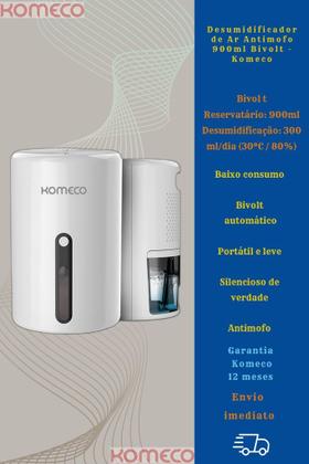 Imagem de Desumidificador de Ar Antimofo 900ml KDP 300 G1 Bivolt - Komeco