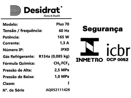 Imagem de Desumidificador De Ar Desidrat New Plus 70 127v Branco *