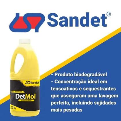 Imagem de Det Mol Shampoo Automotivo Limpeza Pesada 1,9L - Sandet