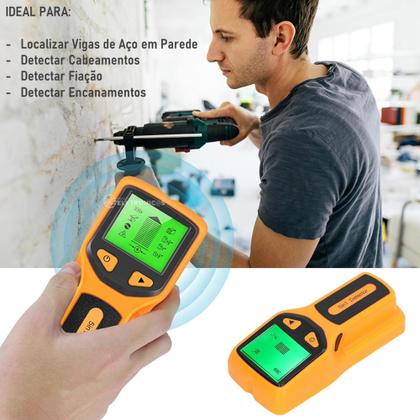 Imagem de Detector 5 em 1 com Tela LCD Ideal para Instalações com Segurança e Agilidade BOM6816