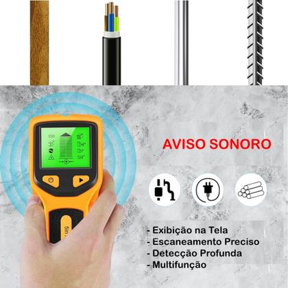 Imagem de Detector 5 em 1 com Tela LCD Ideal para Instalações com Segurança e Agilidade BOM6816