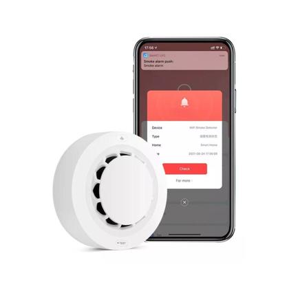 Imagem de Detector De Fumaça De Incêndios Sem Fio Alarme Sensor Temper