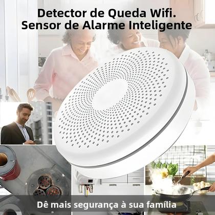 Imagem de Detector De Fumaça E Monóxido De Carbono Inteligente WiFi Tuya 2 Em 1 Com Sensor De Som PIR Para