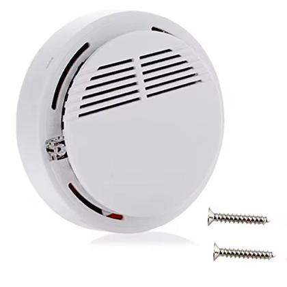 Imagem de Detector de Incendio Fumaça Fogo Sensor Fotoeletrico Alarme 85db Proteçao Casa Residencial Comercial Segurança